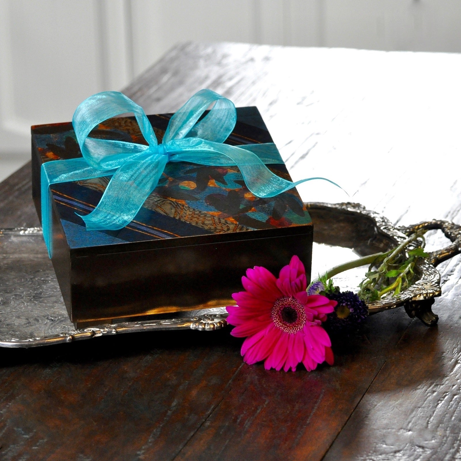 CAIXA DE CHOCOLAT AZUL