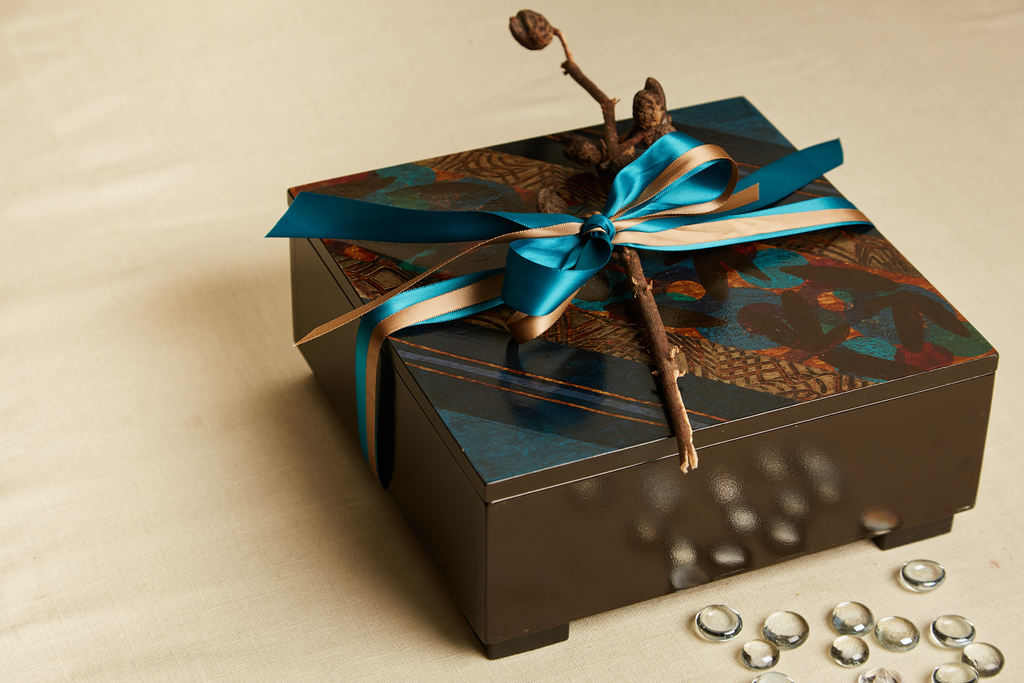 CAIXA DE CHOCOLAT AZUL